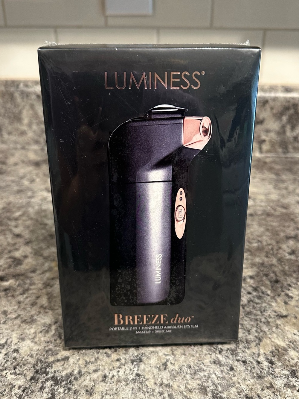 NEW Luminess Breeze Duo Portable 2-In-1 Handheld Airbrush System 2 Speed SEALED
